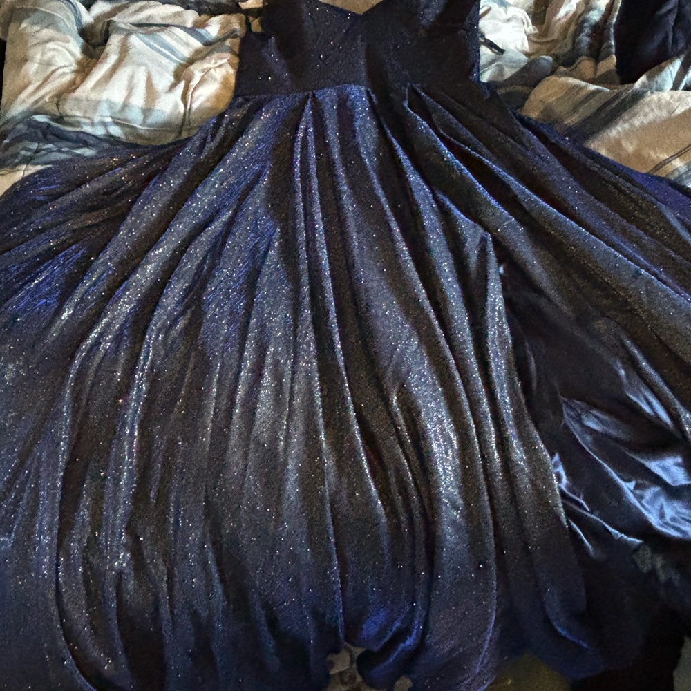 Blue cinderella Ballgown dress